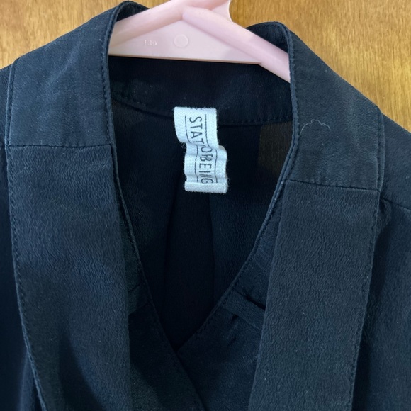 Tie front & button down top - Picture 5 of 6